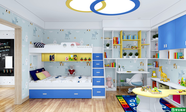 3-4歲雙子兒童房