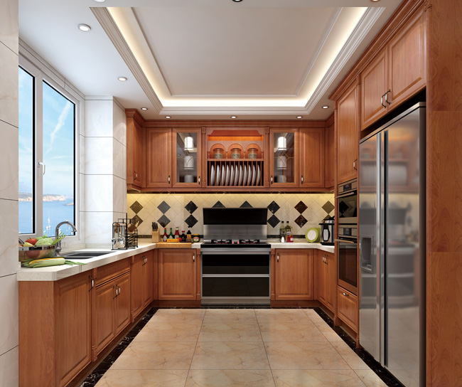 中式廚房設(shè)計(jì)圖