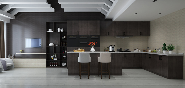 開放式廚房效果圖